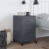 vidaXL Nachttisch Anthrazit 36x39x59 cm Stahl 846730 Bild 3