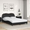 vidaXL Bett "Viana" mit Matratze Schwarz 120x200 cm Kunstleder 3208782 Bild 3