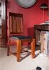 Stuhl Akazie 48x51x100 nougat lackiert OXFORD #15 Bild 5