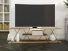 Vente-unique - DELORY TV unit MetallHolz, Platte Beige - B 30 cm x H 33 cm x L 120 cm Bild 5