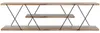 Vente-unique - DELORY TV unit MetallHolz, Platte Beige - B 30 cm x H 33 cm x L 120 cm Bild 2