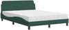 vidaXL Bett mit Matratze "Dover" Dunkelgrün 120x200 cm Samt 3208374 Bild 2