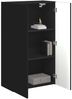 vidaXL TV-Wandschrank Schwarz 59,5 x 31 x 100 cm Holzwerkstoff 892370 Bild 3