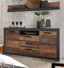 Wandboard Ward in Used Wood Shabby und Matera grau 153 x 23 cm Bild 4