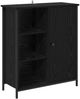 vidaXL Sideboard Schwarz Eichen-Optik 70 x 30 x 80 cm Holzwerkstoff 882811 Bild 2