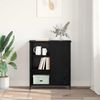 vidaXL Sideboard Schwarz Eichen-Optik 70 x 30 x 80 cm Holzwerkstoff 882811 Bild 4