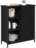 vidaXL Sideboard Schwarz Eichen-Optik 70 x 30 x 80 cm Holzwerkstoff 882811 Bild 3