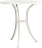 Gartentisch, Balkontisch, Beistelltisch Weiß 62x62x65 cm Aluminiumguss Bild 2