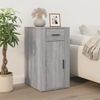 vidaXL Schreibtisch mit Stauraum Grau Sonoma Holzwerkstoff 3185437 Bild 4