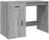 vidaXL Schreibtisch mit Stauraum Grau Sonoma Holzwerkstoff 3185437 Bild 5