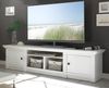Furn. Design Lowboard Hooge (TV Unterschrank in Pinie weiß Landhaus, 2-türig), Breite 194 cm Bild 5