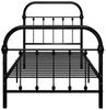 Bettgestell Schwarz Metall 100 × 200 cm [284499] Bild 3