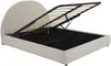 Vente-unique - LIRIMO Bett Stoff Beige - B 204 cm x H 111 cm x L 155 cm Bild 5