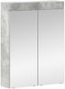 vidaXL Badezimmerspiegelschrank TULUM Beton Grau 60 x 16,5 x 78 cm 880364 Bild 2