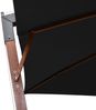 vidaXL Ampelschirm mit Mast Schwarz 3x3 m Massivholz Tanne 313778 Bild 5