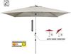 Doppler Sonnenschirm / Kurbelschirm "Expert 300 x 200 Auto Tilt", hellgrau, 300 x 200 cm Bild 2