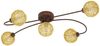 Eglo 97727 LED Deckenleuchte CARIS 1 rostfarben gold L:74,5cm B:41cm H:18cm Bild 1