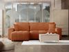 Mirjan24 'Furyn' Ecksofa mit Bettkasten und Schlaffunktion, L-Form, orange, 244 x 145 x 82 cm Bild 2