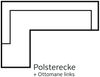 Home affaire Ecksofa Rice L-Form, Set, mit Bonnellfederkern, Hocker & Kissen, Ottomane beidseitig montierbar Bild 4
