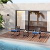 Bealife Balkonset Gartenlounge-Set, (3-tlg), 1 Tisch und 2 Stühle, Rattan Gartenmöbel Bild 2