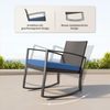 Bealife Balkonset Gartenlounge-Set, (3-tlg), 1 Tisch und 2 Stühle, Rattan Gartenmöbel Bild 4