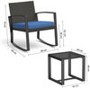 Bealife Balkonset Gartenlounge-Set, (3-tlg), 1 Tisch und 2 Stühle, Rattan Gartenmöbel Bild 3