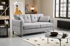Sofa (B/H/T: 175x92x94 cm) in Hellgrau Bild 4