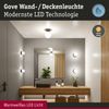 Paulmann 71072 Selection Bathroom LED Deckenleuchte Gove 17cm Schwarz Satin 3000K IP44 Bild 4