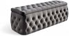 Polsterhocker mit Stauraum Betthocker SEVRA 120x50x45 cm Elisa Velvet Anthrazit Bild 5