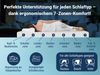 Matratze KSP-500 - Das Original - 7-Zonen- Kaltschaummatratze mit waschbaren Klimafaserbezug, Größe: 140x200, Härtegrad: H3 / H4 - Wendematratze Bild 4