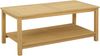 vidaXL Beistelltisch Öl-Natur 110 x 55 x 45 cm Massivholz Akazie 42026804 Bild 2