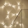 s.luce Beam Wandleuchte Up & Down mit Glaslinsen Aluminium Bild 2