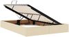 vidaXL Aufbewahrungsbett mit Matratze Creme 140 x 200 cm Polyester 3371851 Bild 5