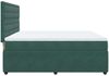 vidaXL Boxspringbett mit Matratze Dunkelgrün 180x200 cm Samt 3292421 Bild 5