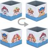 roba Aufbewahrungsbox 'Paw Patrol' - 2-teilig - HxBxT: 27 x 27 x 27 cm - Weiß / Blau Bild 2
