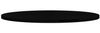 vidaXL Tischplatte Dunkelbraun 140x60x4 cm Massivholz Eiche Oval 4009060 Bild 5
