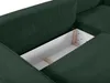 Vente-unique - AMELIA Sofa SamtStoff Grün - B 167 cm x H 85 cm x L 267 cm Bild 5