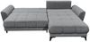 Sofa Bern von ED Exciting Design mit Schlaffunktion Grau, Bettkasten und Lumos Mikrofaserbezug Bild 4