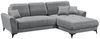 Sofa Bern von ED Exciting Design mit Schlaffunktion Grau, Bettkasten und Lumos Mikrofaserbezug Bild 3