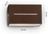 famlights Wandleuchte famlights, Wandleuchte Melvin aus Metall in Wenge G9 max. 20W Bild 2