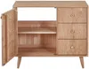 Vente-unique - ZARENO Waschbeckenmöbel Holz, Platte Beige - B 50 cm x H 80,5 cm x L 93 cm Bild 3