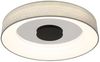 LED Deckenleuchte, Dimmbar, Lautsprecher, Textil, D 46,8cm Bild 4
