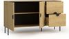 AX LIVING Große Kommode Brunelli 160 cm Eiche Baltic Kommode modern Bild 3