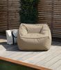 mokebo Sitzsack Der Sunnyboy (für drinnen & draußen), Made in Germany, Beanbag Outdoor, Sitzsack, Gartenliege in Khaki Bild 3