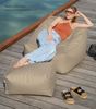 mokebo Sitzsack Der Sunnyboy (für drinnen & draußen), Made in Germany, Beanbag Outdoor, Sitzsack, Gartenliege in Khaki Bild 2