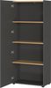 Germania Aktenschrank 2233-549 GW-Adrano, in Graphit/Navarra-Eiche-Nb, grifflose Optik, 61 x 145 x 34 cm (BxHxT) Bild 3