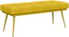 vidaXL Doppellagige Bank Gelb 120 x 45 x 46 cm Samt 42038592 Bild 2