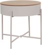 House Nordic Beistelltisch, Stahl beige, Platte natur, ø40x40 cm Bild 3