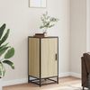 vidaXL Sideboard Sonoma-Eiche 35,5x35x76 cm Holzwerkstoff und Metall 848940 Bild 3
