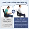 Refined Living Rückenkissen Ergonomisches RückenKissen aus Memory Foam, Stuhlkissen Lendenkissen, Lumbalkissen, Lendenstützkissen für Bürostuhl, Rollstuhl und Autositz, 1-tlg, Komfortkissen, Lendenwirbelstützkissen zum Ausruhen, Schlafen, Reisen, Lende... Bild 3